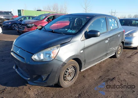 2015 Mitsubishi Mirage De/Rf из США, поврежденный, VIN ML32A3HJ2FH012488